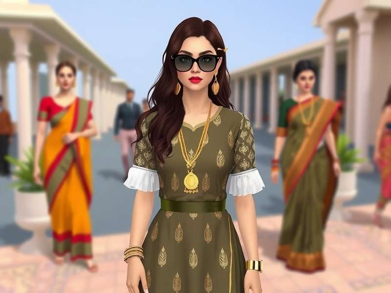 Avakin Vogue Enthusiast gameplay showing fashion customization