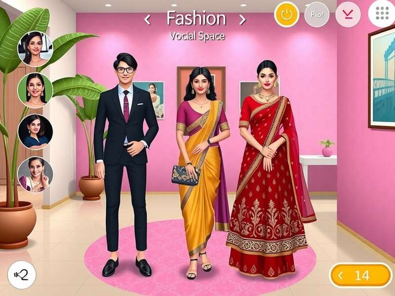 Indian traditional clothing in Avakin Vogue Enthusiast